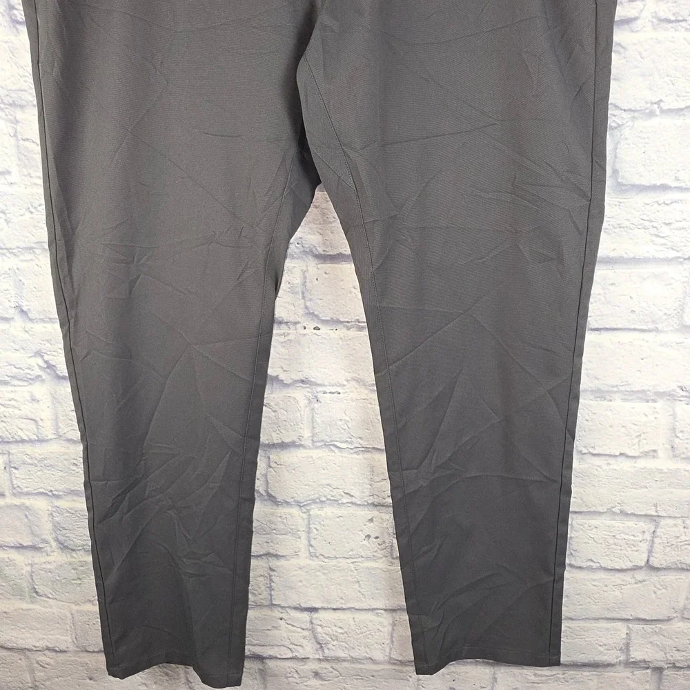 Jack Archer Men Jetsetter Pants Charcoal Gray Performance Tech Chino Size 38X29